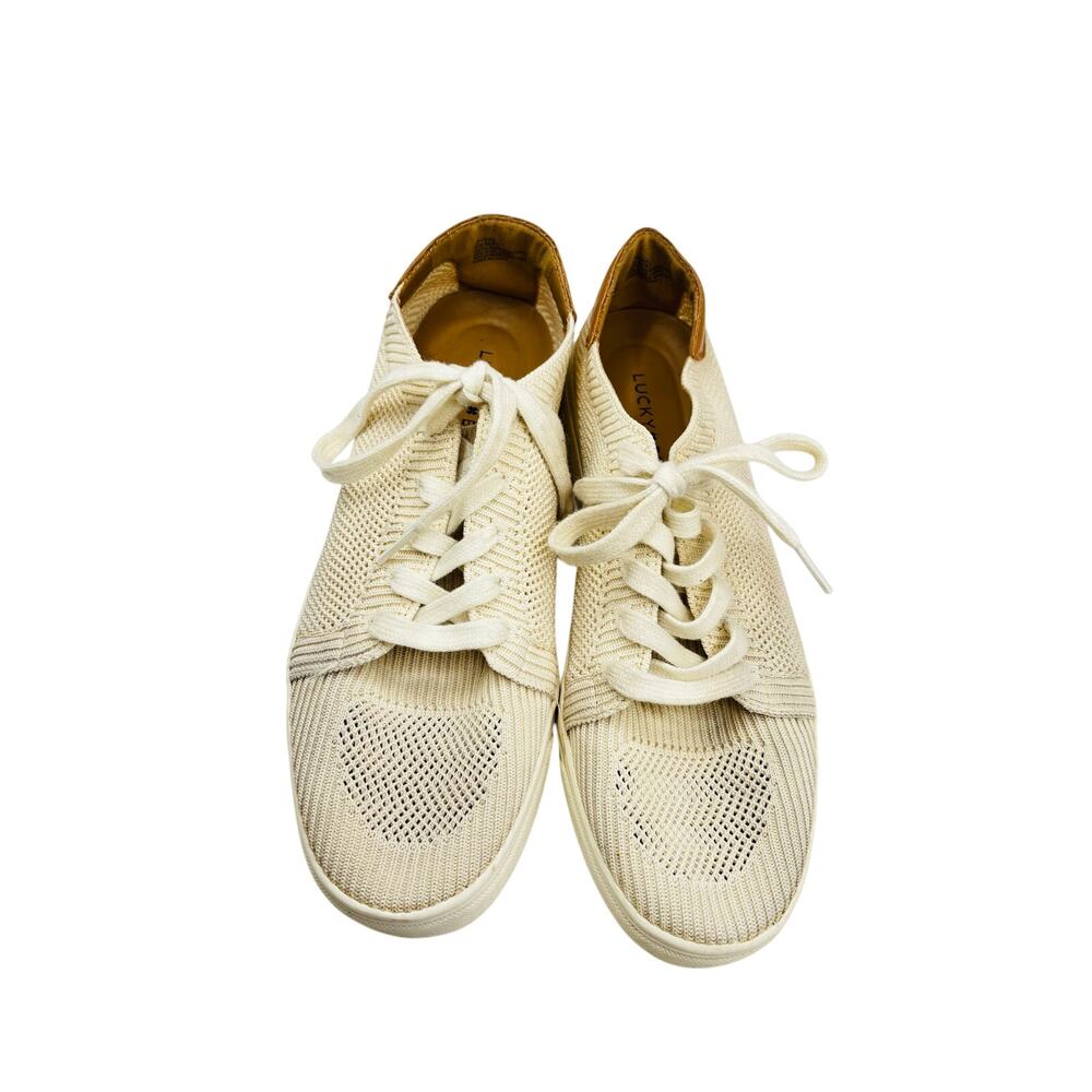 Lucky Brand Luika Women’s woven sneakers comfort shoes sz 9.5